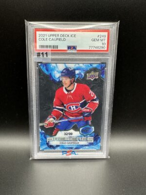 2021-2022 UPPER DECK ICE COLE CAUFIELD 32/99