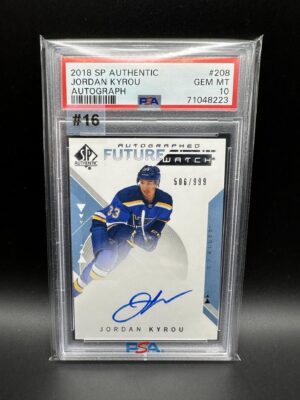 2018-2019 SP AUTHENTIC JORDAN KYROU FWA 506/999