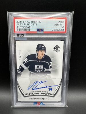 2021-2022 SP AUTHENTIC ALEX TURCOTTE FWA 344/999