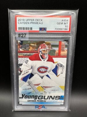 2019-2020 UPPER DECK CAYDEN PRIMEAU YOUNG GUNS