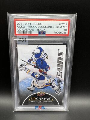 2021-2022 UPPER DECK UKKO-PEKKA LUUKKONEN YOUNG GUNS U.D. CANVAS