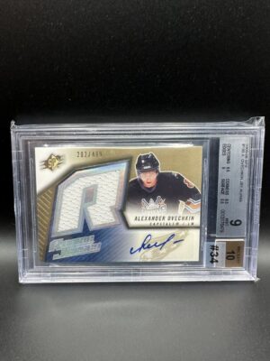 2005-2006 SPX ALEX OVECHKIN JERSEY AUTO 202/499