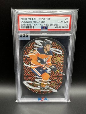 2020-2021 METAL UNIVERSE CONNOR MCDAVID JAMBALAYA ACHIEVEMENT