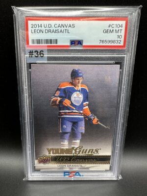 2014-2015 UPPER DECK LEON DRAISAITL YOUNG GUNS U.D. CANVAS