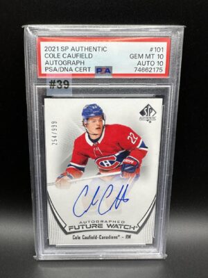 2021-2022 SP AUTHENTIC COLE CAUFIELD FWA 254/999