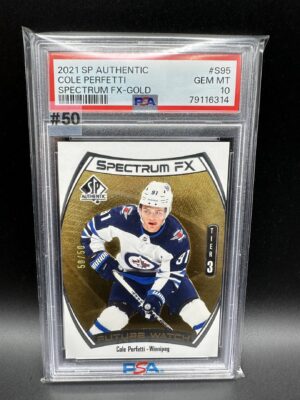 2021-2022 SP AUTHENTIC COLE PERFETTI SPECTRUM FX GOLD 50/50