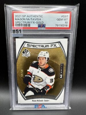 2021-2022 SP AUTHENTIC MASON MCTAVISH SPECTRUM FX GOLD 50/50