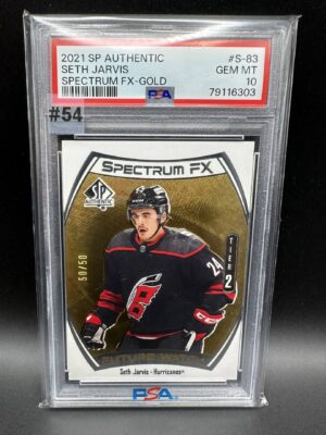 2021-2022 SP AUTHENTIC SETH JARVIS SPECTRUM FX GOLD 50/50