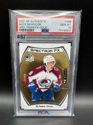 2021-2022 SP AUTHENTIC ALEX NEWHOOK SPECTRUM FX GOLD 50/50