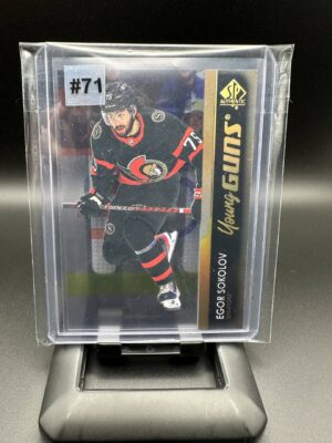 2022-2023 SP AUTHENTIC EGOR SOKOLOV YOUNG GUNS ACETATE