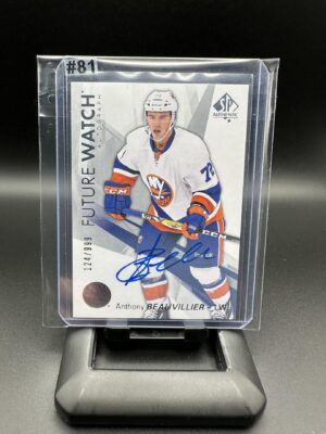 2016-2017 SP AUTHENTIC ANTHONY BEAUVILLIER  FWA 124/999