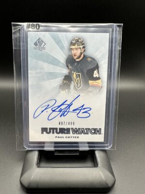 2021-2022 SP AUTHENTIC PAUL COTTER FWA RETRO 497/499