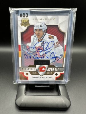 2020-2021 THE CUP ALL-TIME ALUM JAROME IGINLA AUTO 46/50