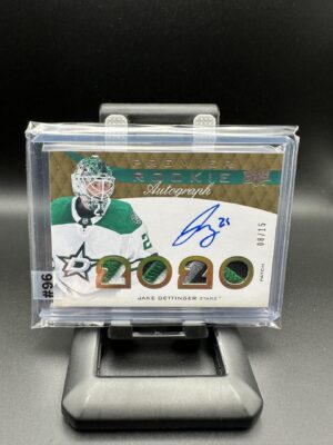 2020-2021 ROOKIE PREMIER JAKE OETTINGER AUTO PATCH 2020 08/15