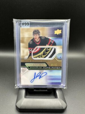 2021-2022 PREMIER ROOKIE JACOB BERNARD-DOCKER AUTO PATCH 36/65