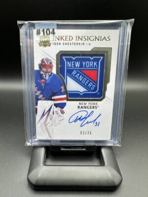 2019-2020 THE CUP INKED INSIGNIAS ROOKIE IGOR SHESTERKIN AUTO PATCH 52/75