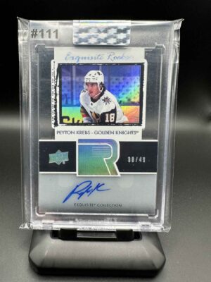2020-2021 CLEAR CUT EXQUISITE ROOKIE PEYTON KREBS AUTO 38/49