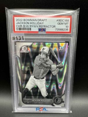 2022 BOWMAN DRAFT JACKSON HOLLIDAY RYWV REFRACTOR