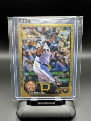 2023 TOPPS CHROME CAL MITCHELL GOLD 34/50