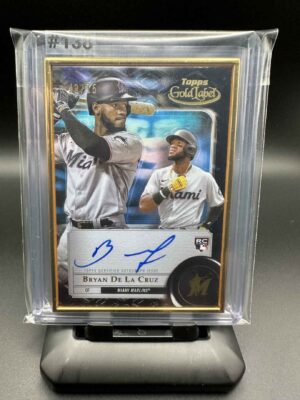2022 TOPPS GOLD LABEL BRYAN DE LA CRUZ AUTO 43/75