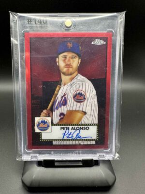 2021 TOPPS CHROME PLATINIUM PETE ALONSO AUTO 1/5