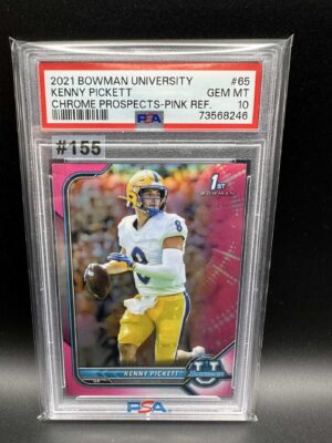 2021 BOWMAN UNIVERSITY KENNY PICKETT CHROME PROSPECTS PINK REFRACTOR