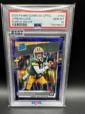 2020 PANINI DONRUSS OPTIC JORDAN LOVE PURPLE SHOCK